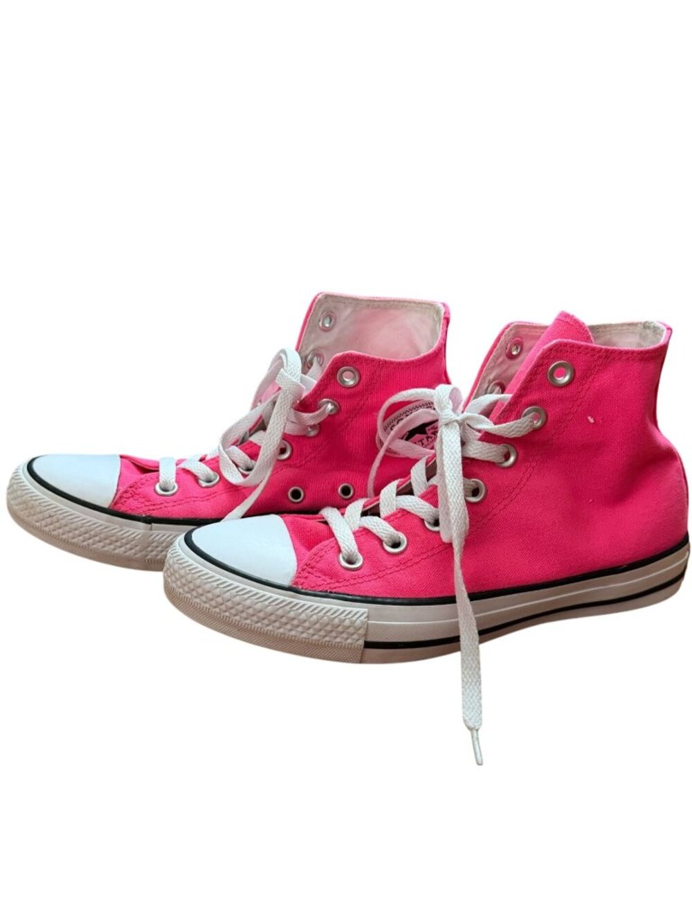Converse Chuck Taylor All Star High Top Sneakers-Neon Pink-M5/W7-GUC